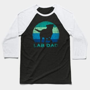 Lab Dad Labrador Baseball T-Shirt